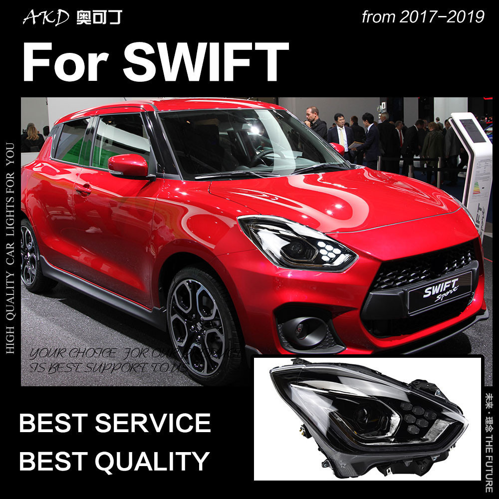 Car Styling Head Lamp for Suzuki Swift Headlights 2017-2019 Swift LED ...
