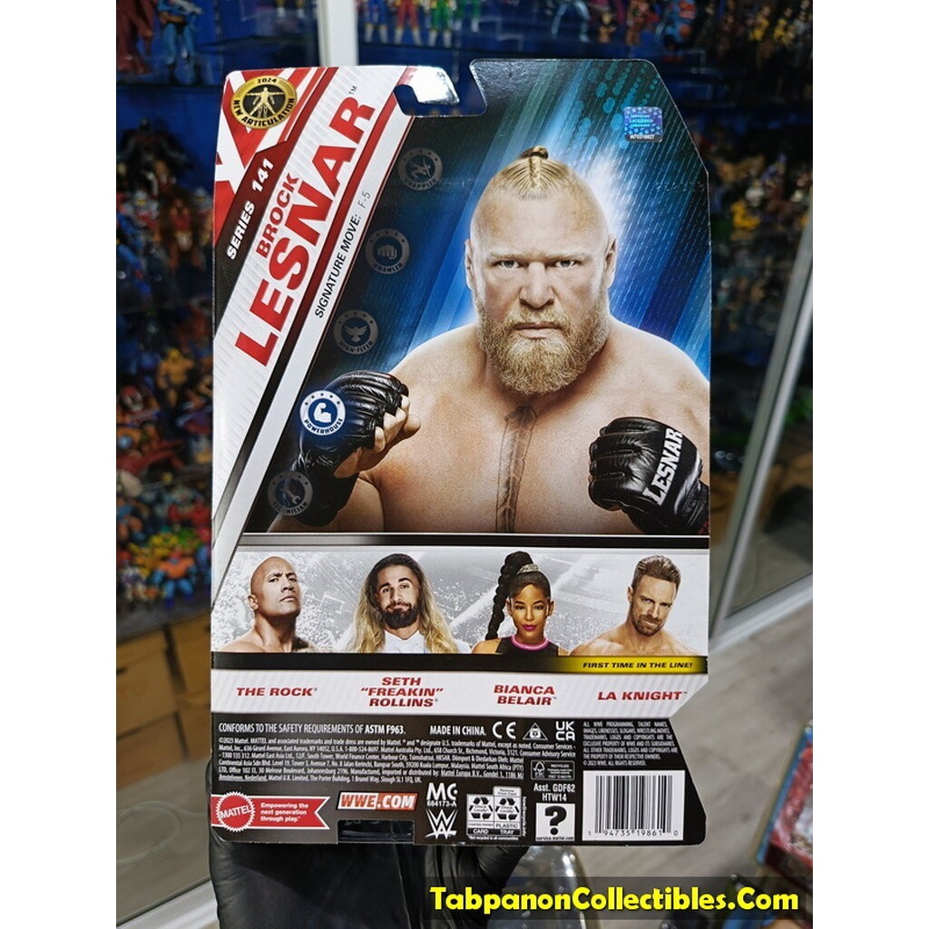 [2023.11] WWE Series 141 Brock Lesnar 7-Inch Basic Figure | Shopee Thailand