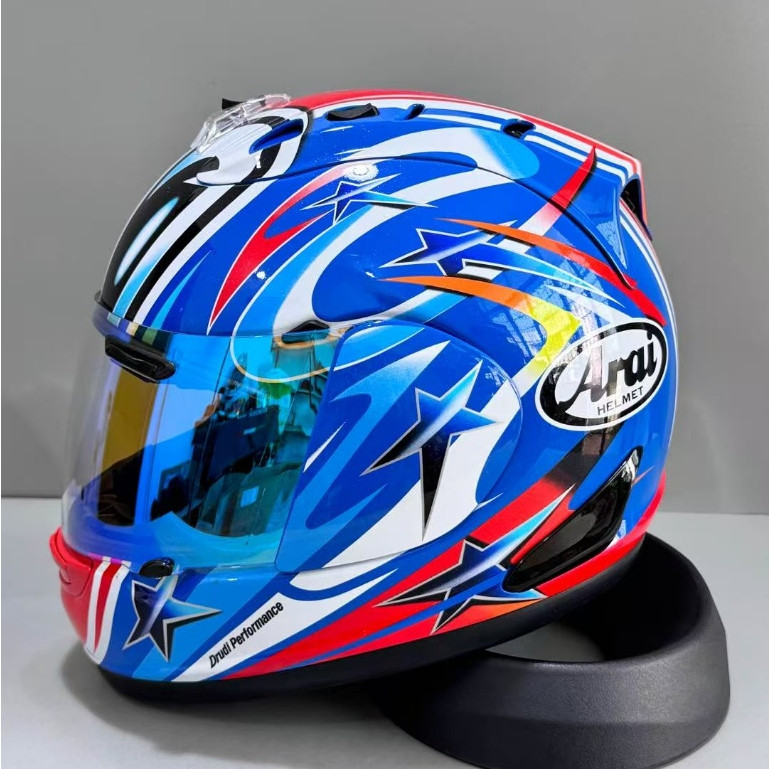 2024NEWArai Rx7 RR5 Blue Big Eye หมวกกันน็อคมอเตอร์ไซค์ Full Face ขี่ ...
