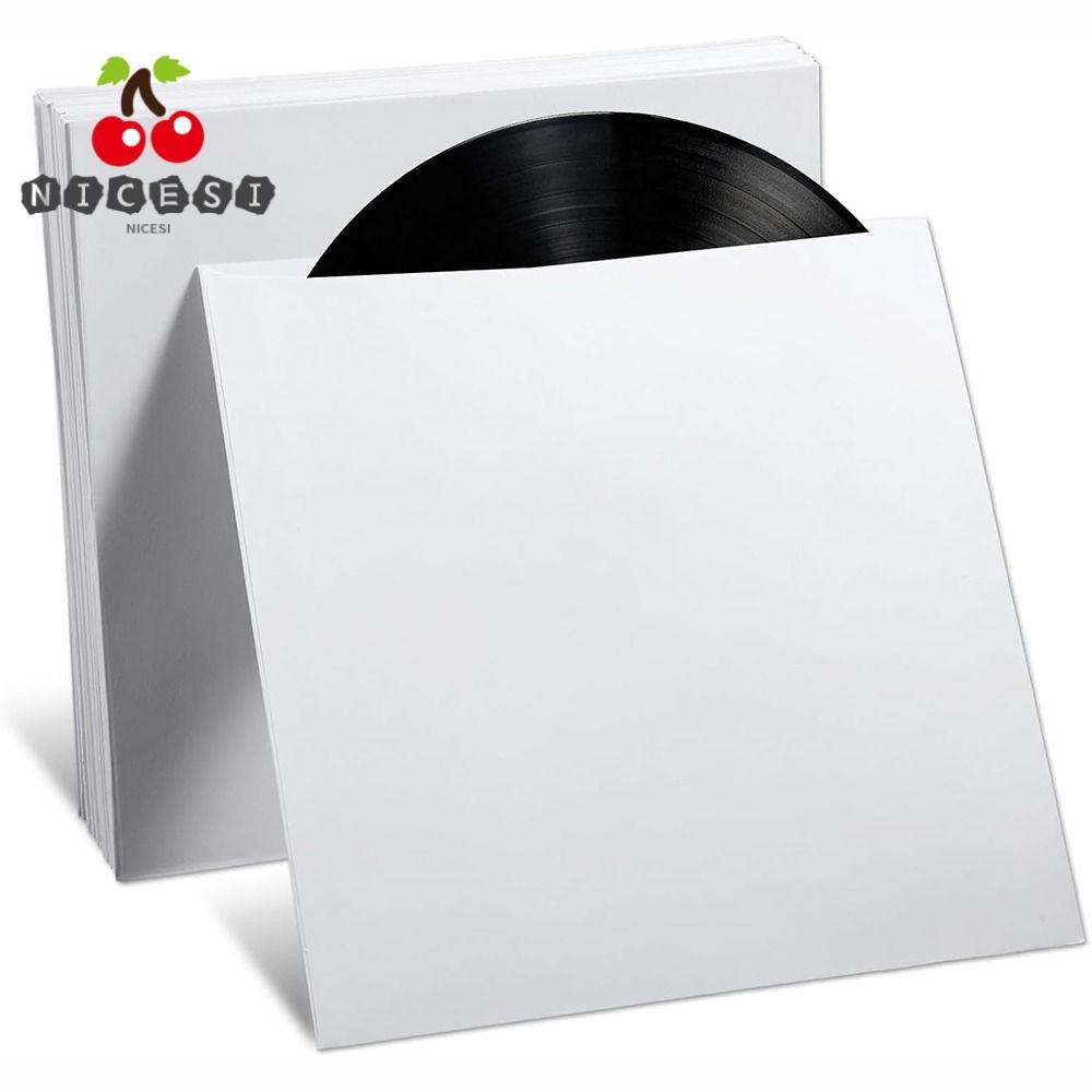 Nicesi Vinyl Records Sleeve, Resealable 12 นิ้ว LP Vinyl Record Cover ...