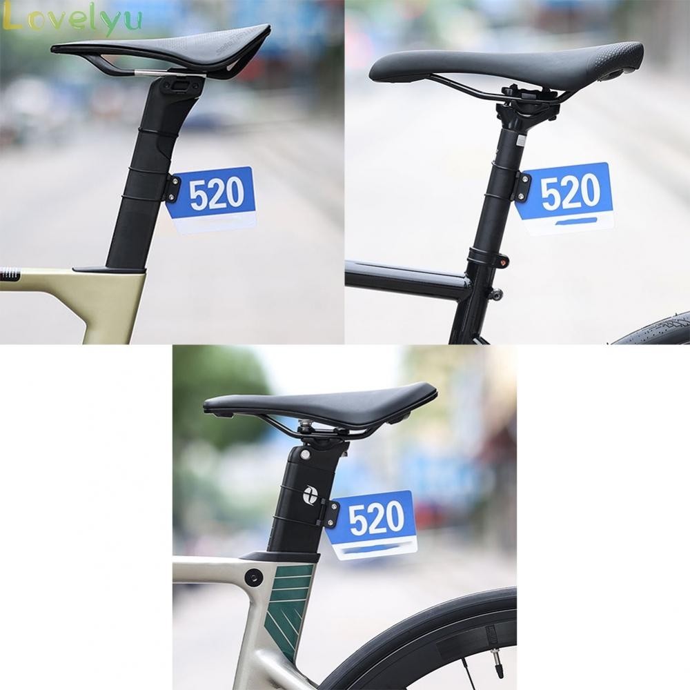 Securely Mount Your Race Number with this Bike Tag Holder Suitable for
