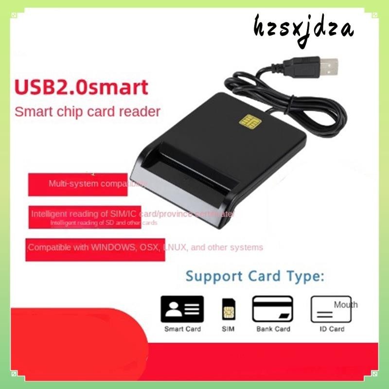 เครื่องอ่านการ์ดอัจฉริยะ USB Atm Bank Tax Declaration Ic Card Reader ID ...