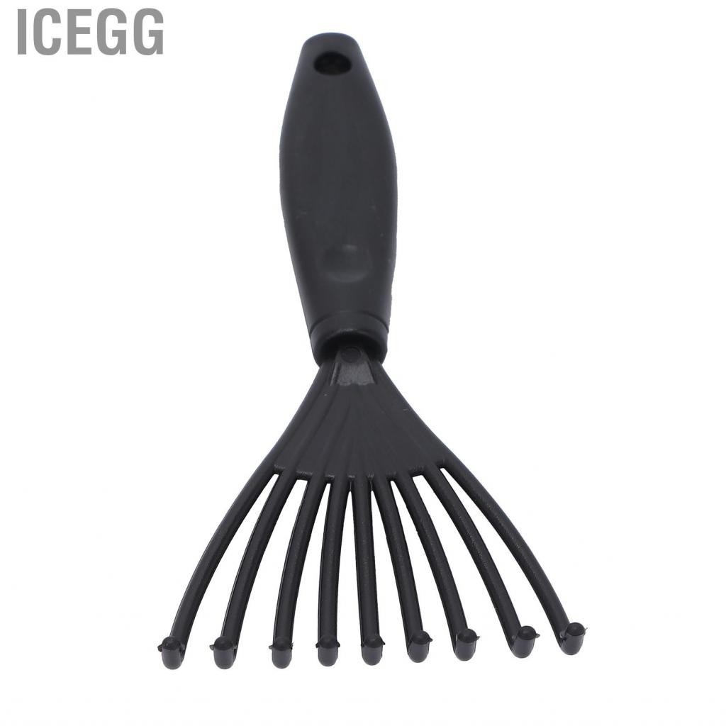 Icegg Plastic Rake Hair Comb Cleaner Dirt Remove Brush Tool For Salon