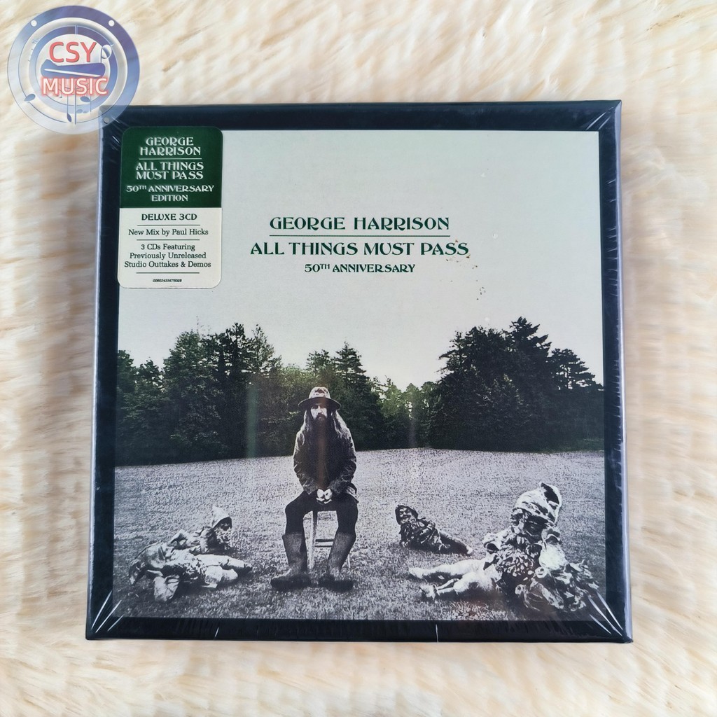 George Harrison All Things Must Pass 3cd Box Set Deluxe Edition Ye01 Shopee Thailand