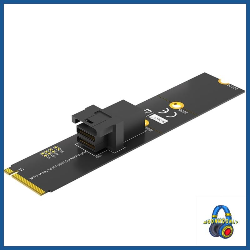 Moon M 2 M Key to SFF8643 Extended Risers Card การ์ดอะแดปเตอร์ ...