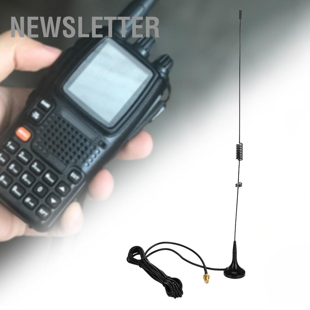 Newsletter UT-106UV SMA หญิง Dual Band VHf UHF รถเสาอากาศแม่เหล็กสำหรับ ...