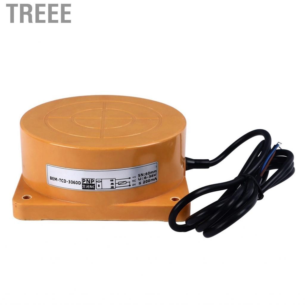 Treee Inductive Proximity Sensor PNP DC 3 Wire Normally Closed 60mm ...