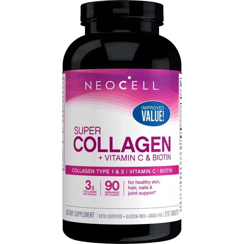 Neocell Super Collagen บำรุงผิว ผิวใส ขนาด 270 เม็ด | Shopee Thailand