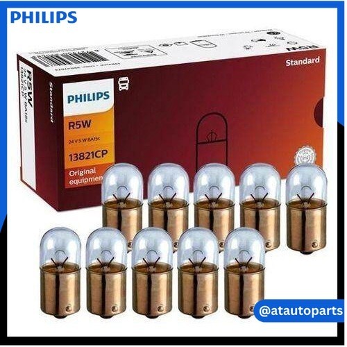 Philips R5W 13821-24V-5W-BA15S-CP | Shopee Thailand