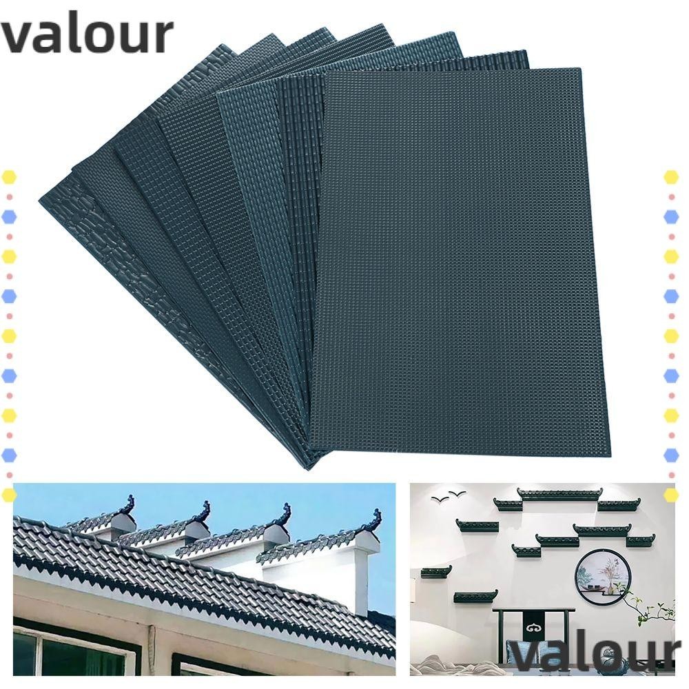 Valour แผ่นกระเบื้องหลังคา PVC ขนาดเล็ก น้ําหนักเบา DIY ของเล่นภูมิ ...