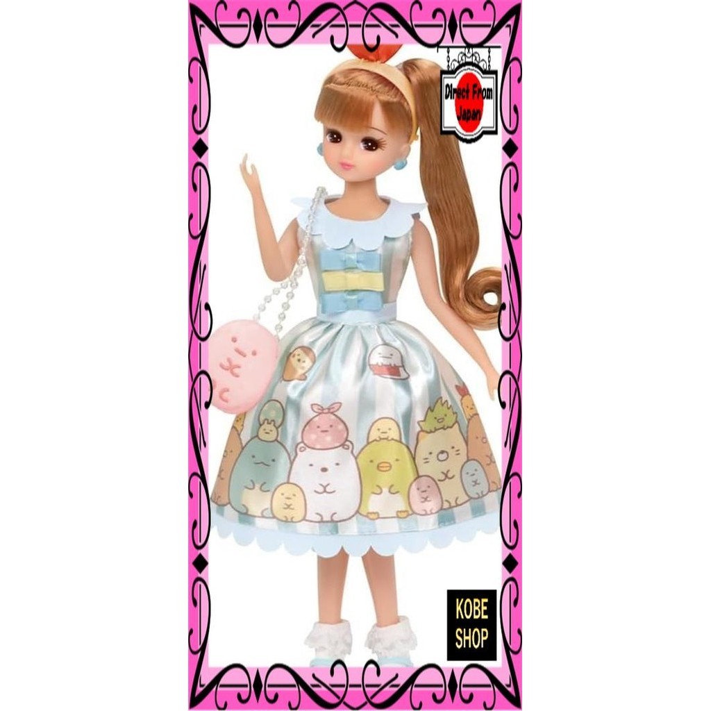 Poupée Takara Tomy Sumikko Gurashi X Licca-chan LD-28 Cat Miki-Chan - Neuve Sous Blister