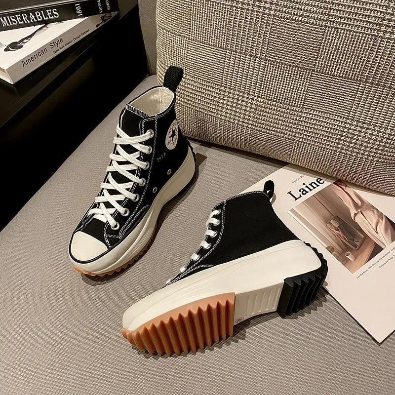 2colors Converse Run Star Hike 1970s High Top Canvas Shoes 166800c