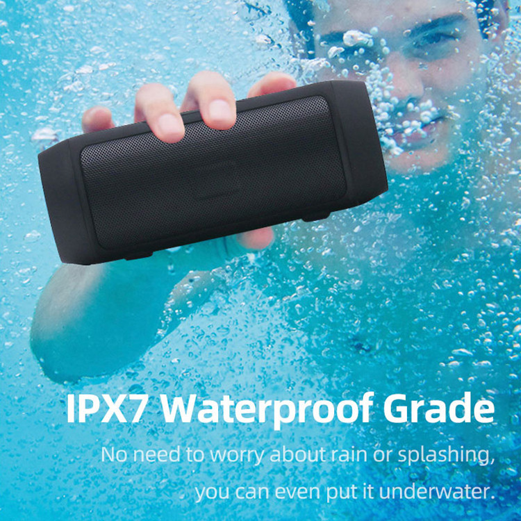 HOT[Double Loop Subwoofer/Super Loud Volume] ลําโพงบลูทูธไร้สาย USB 5.0 ...