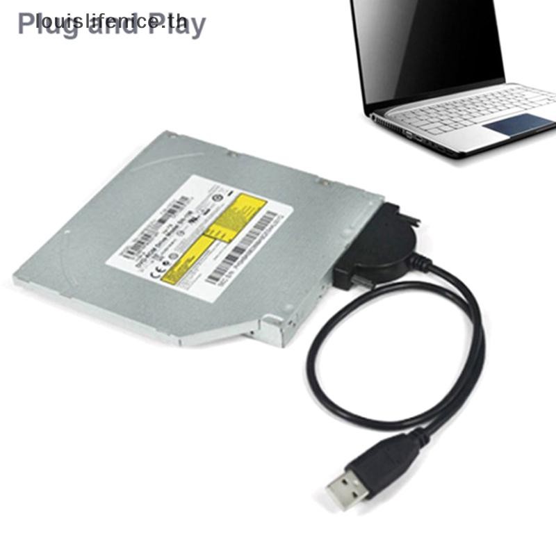 Lnth USB 2.0 SATA Cable CD/DVD-ROM Drive Cable Optical Driver Adapter ...