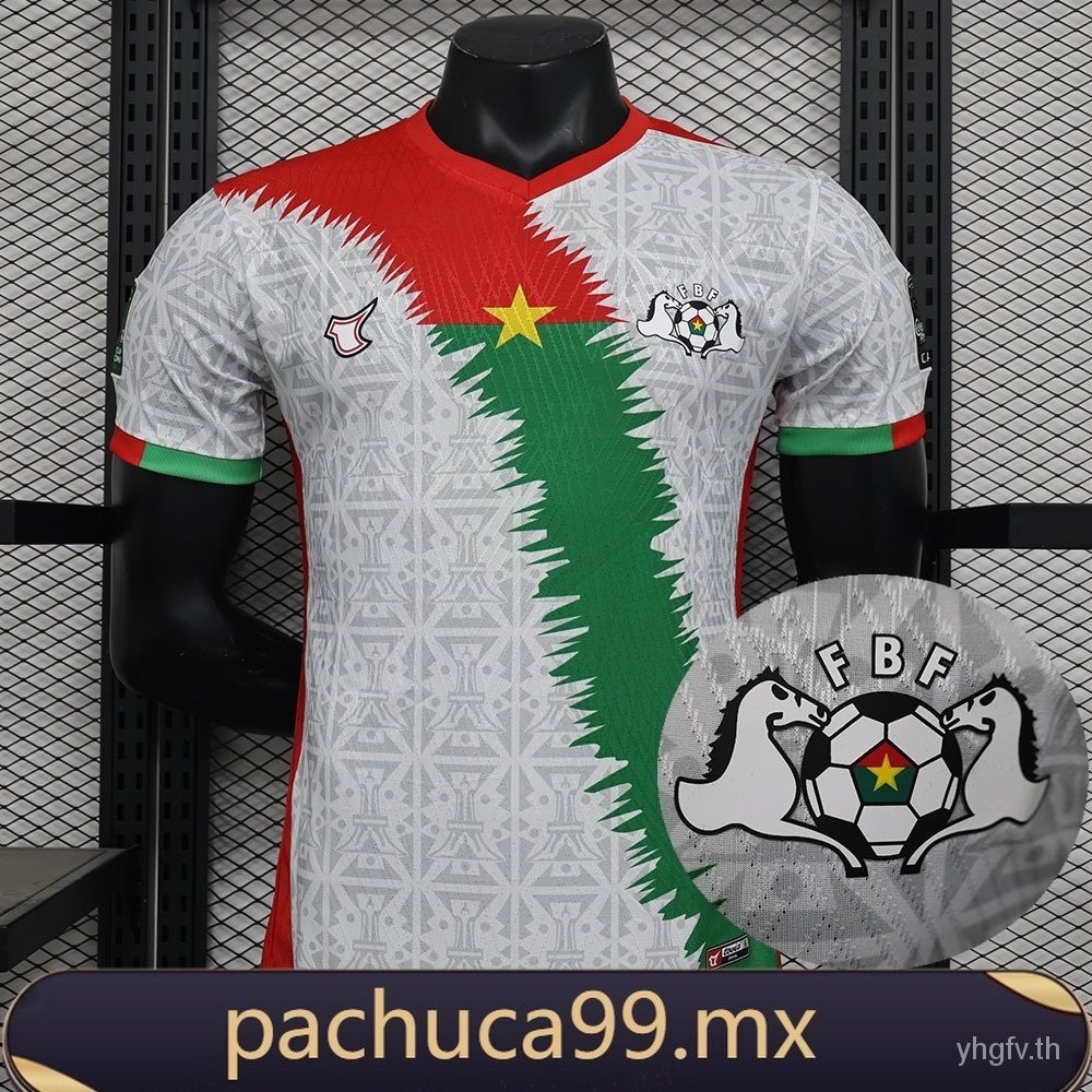 เสื้อกีฬาแขนสั้น ลายทีม Burkina Faso Jersey Special Edition สีขาว 2024