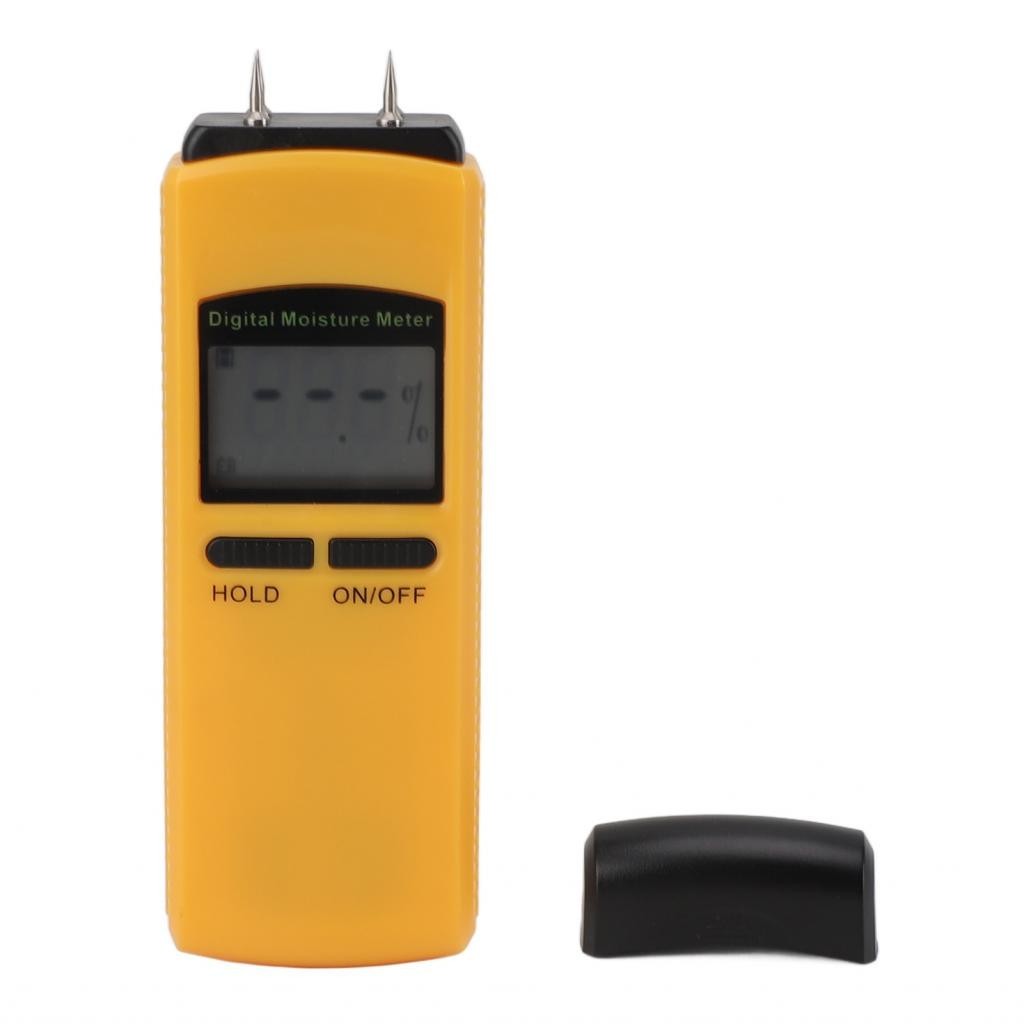 Produktbild von NEU Holzfeuchtemessgerät Mit LCD – Feuchtigkeitsmesser Für Baustoffe, 0–99,9 %, TWOYWOTWA