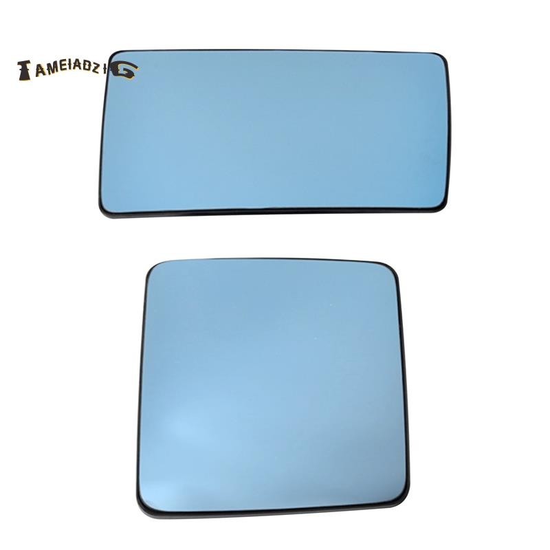 Auto Spiegels Voor Mercedes Voor Benz W124 S124 W201 190 1985-1993 Voor E 1993-1995 Auto Blauw Verwarmd Spiegelglas Vleugel Spiegel Glas(Links