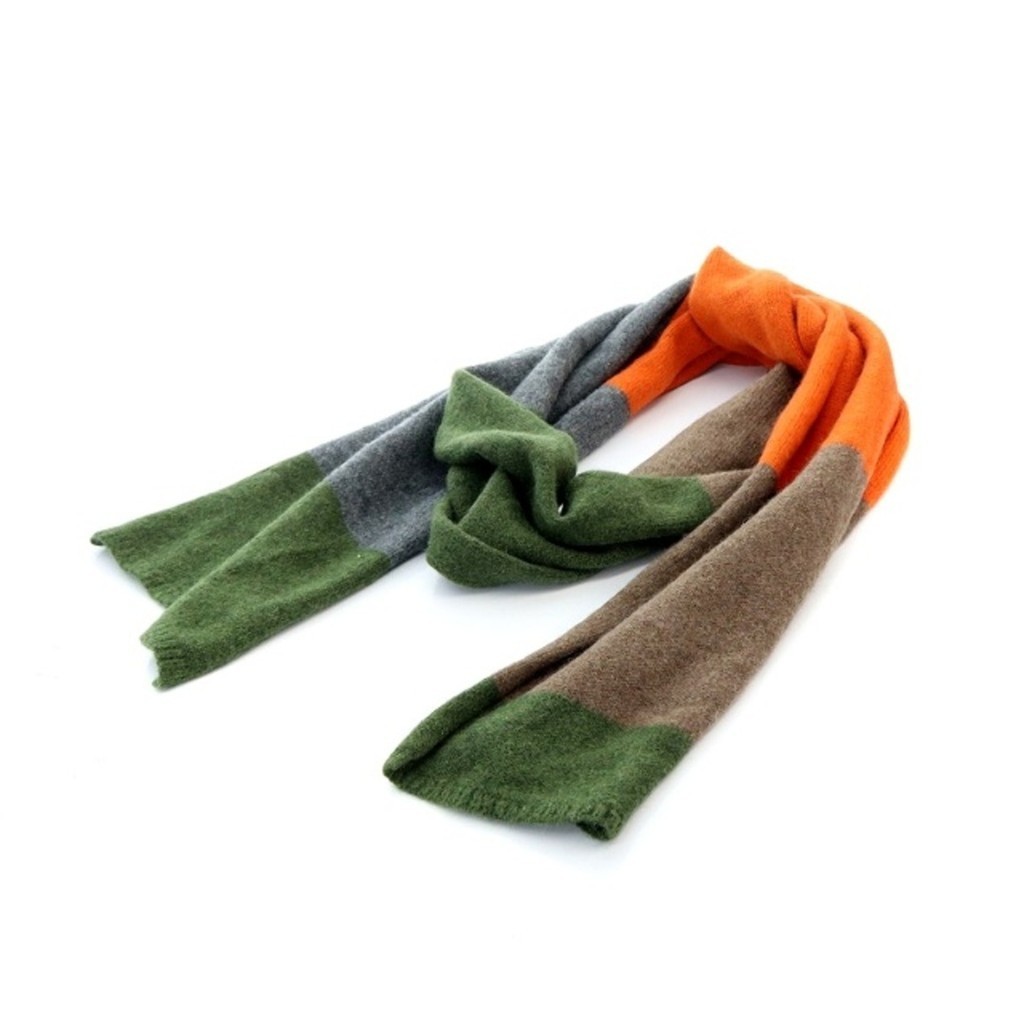 Macintosh Philosophy Geelong Lamb Block Muffler Direct from Japan