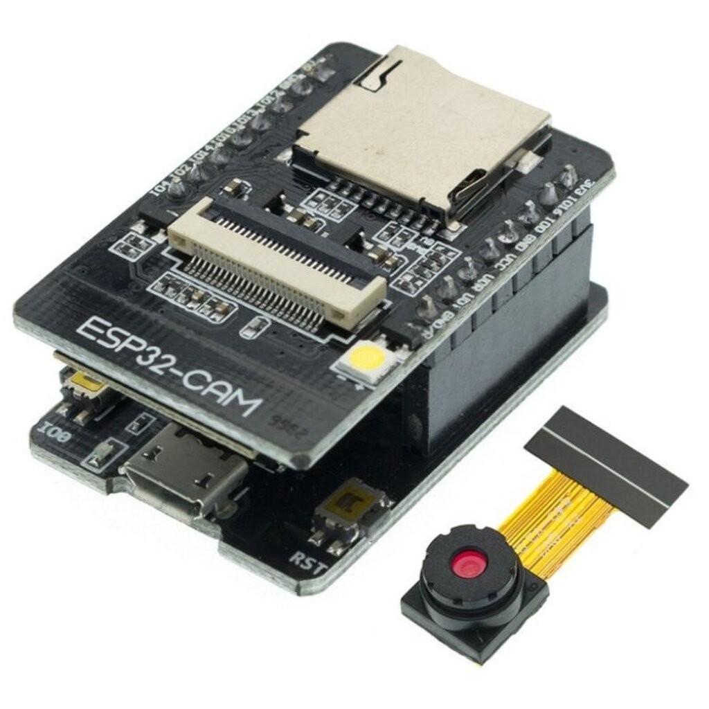ESP32 CAM with OV2640 module โมดูล ESP32-Cam พร้อมกล้อง OV2640 สำหรับ ...