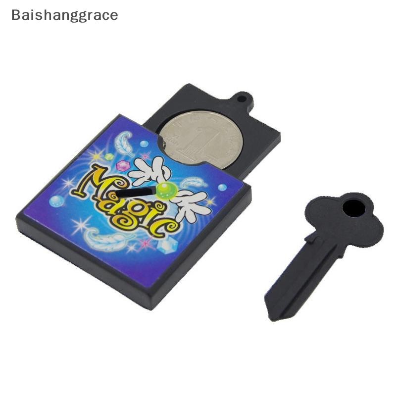 Baishangrace Magic Props Key ผ่านเหรียญ Key ผ่านกล่อง Magic ของเล่น ...