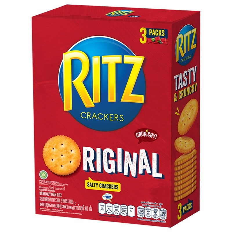 RITZ ริทซ์ แครกเกอร์ Ritz Cracker A buttery crispy and salty cracker ...