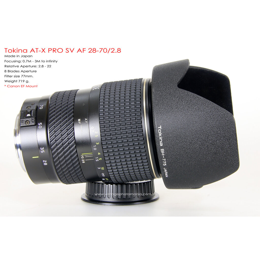Tokina AT-X PRO SV AF 28-70/2.8 *Canon EF Mount | Shopee Thailand