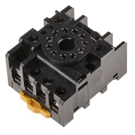 รีเลย์ Relay 11Pin สำหรับรีเลย์ ใช้ได้ทุกยี่ห้อ DIN Rail Power Socket ...