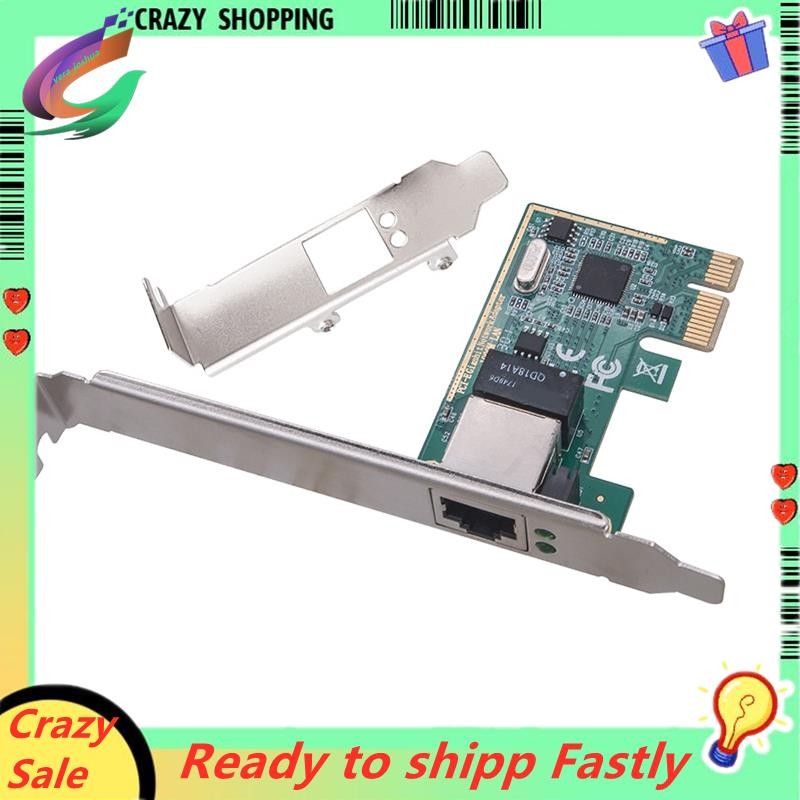 1 ชิ้น PCI Express PCI-E การ์ดเครือข่าย 10/100/1000M RJ45 LAN อะแดปเตอร ...