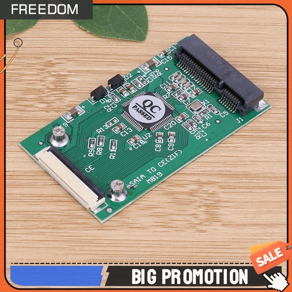 การ์ดแปลง Mini SATA mSATA PCI-E IPOD SSD เป็น 40pin 1.8 นิ้ว ZIF CE 1 ...