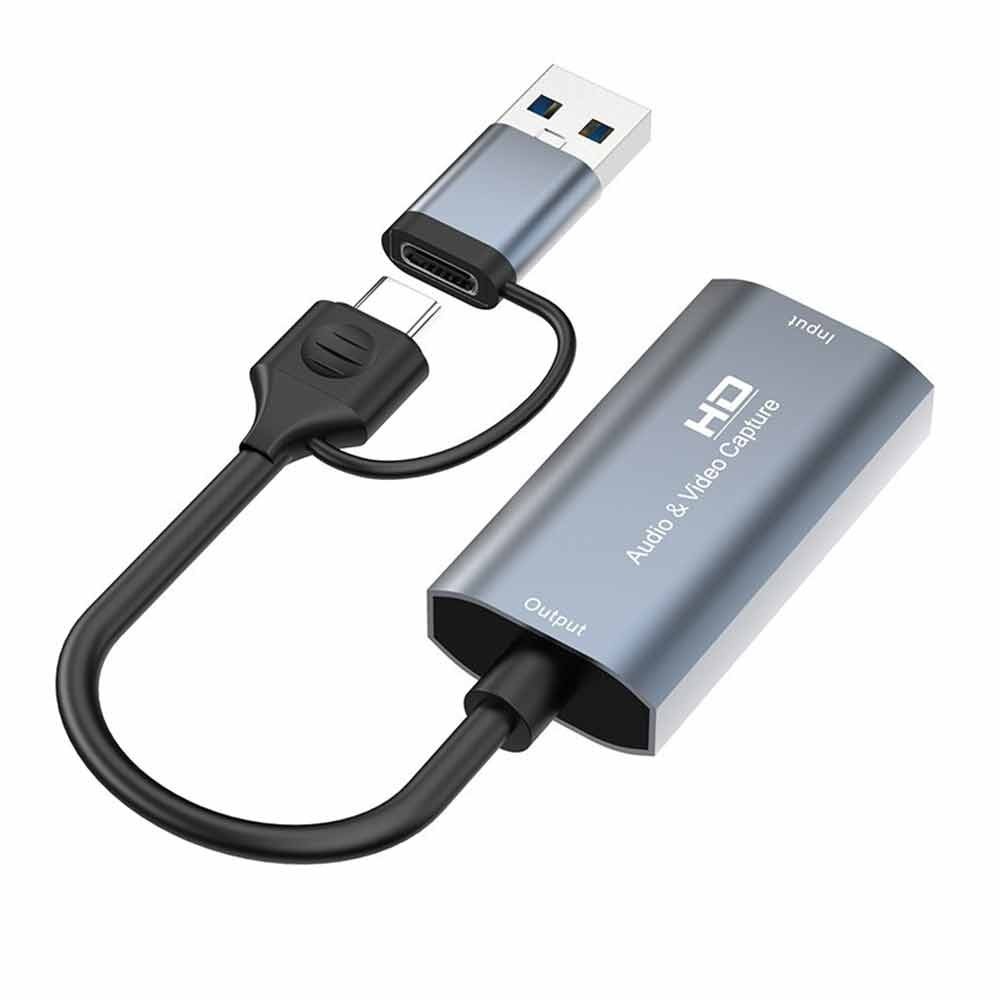 Video Capture Card 4K HDMI to USB/Type-C HDMI Video Grabber Box ...