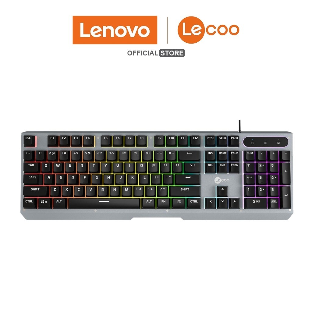 LECOO KB121 GAMING KEYBOARD รับประกัน 1 ปี [A3xcMHaq02] | Shopee Thailand