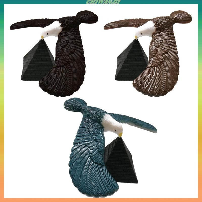 NUOBESTY 10 Pezzi Uccelli Giocattolo Di Equilibrio Con Supporto A Piramide, Balancing Eagle Per Bambini, Gioco Educativo E Curioso, Colori Assortiti