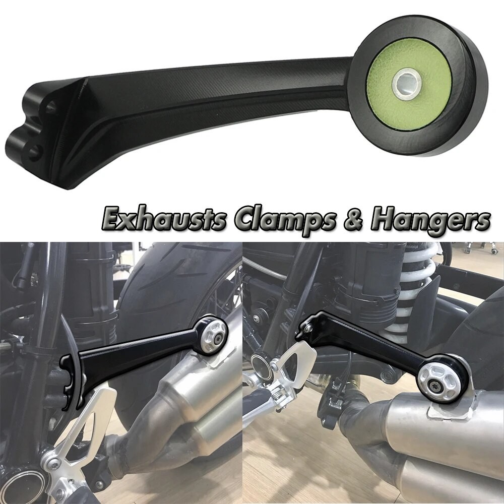 MY For BMW R NINE T Pure Racer Scrambler Exhaust Clamps Hangers Motorcycle Aluminum