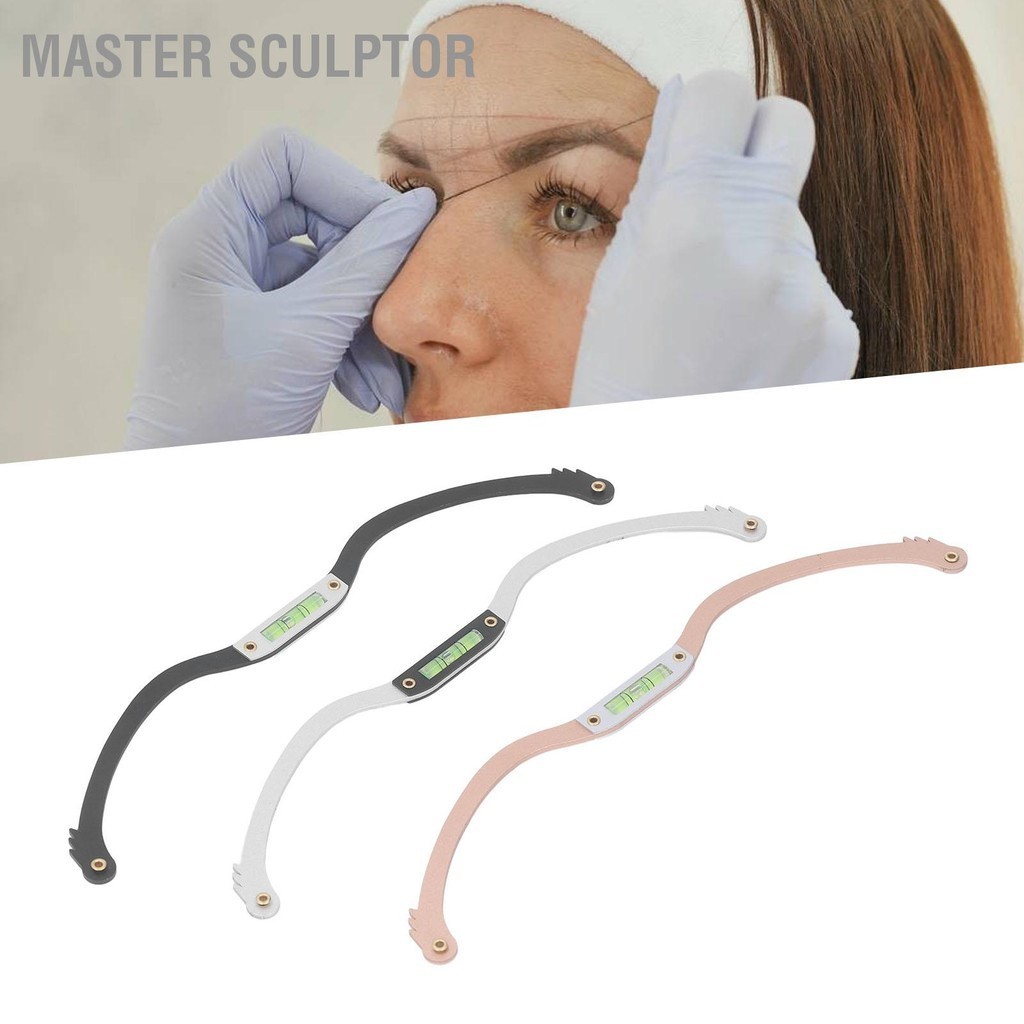 Master Sculptor ไม้บรรทัดมาร์กเกอร์เส้นคิ้วน้ำหนักเบา Arch Microblading ...