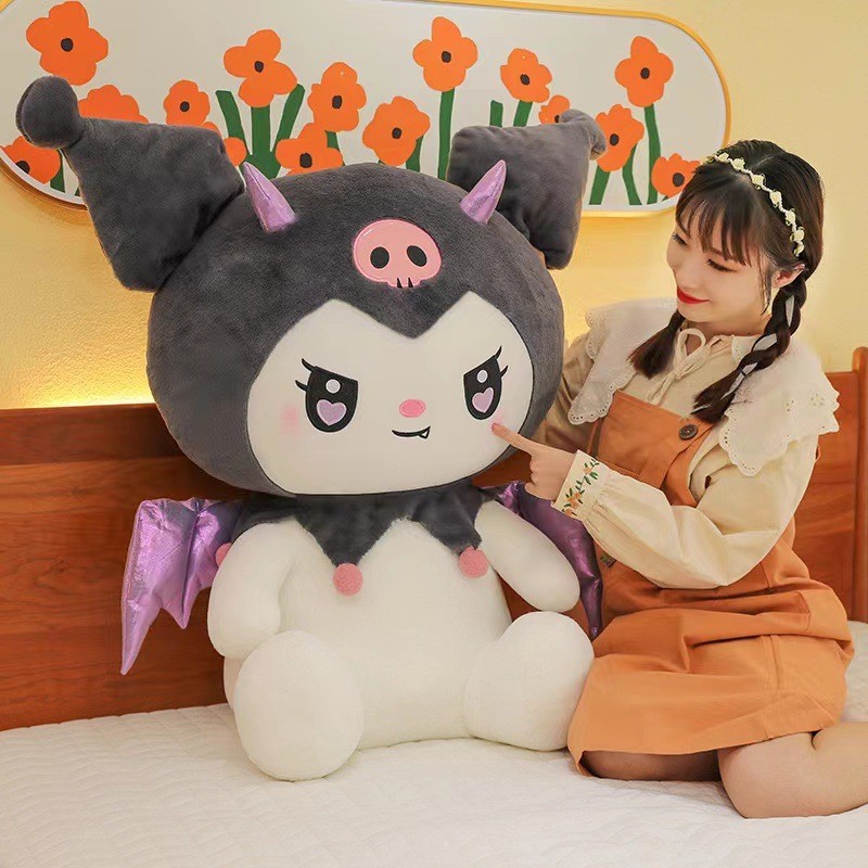 Sanrio Dark Series Kuromi Little Devil หมอนตุ๊กตาน่ารัก หมอนโยน ตุ๊กตา ...