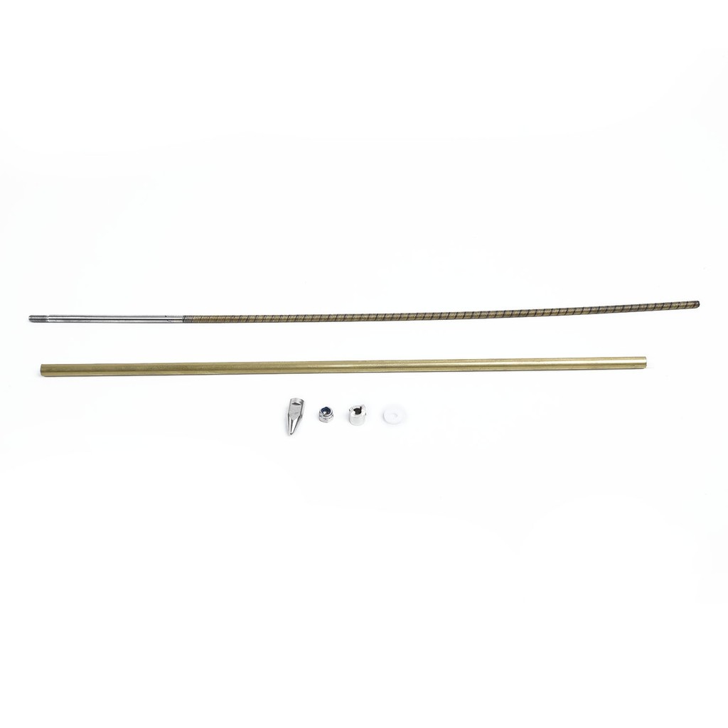 RC Boat 4mm Flexible Drive Shaft Kit – 350mm Length With Prop Nut, Drive Dog & Bullethead, Choose CW Or CCW Rotation