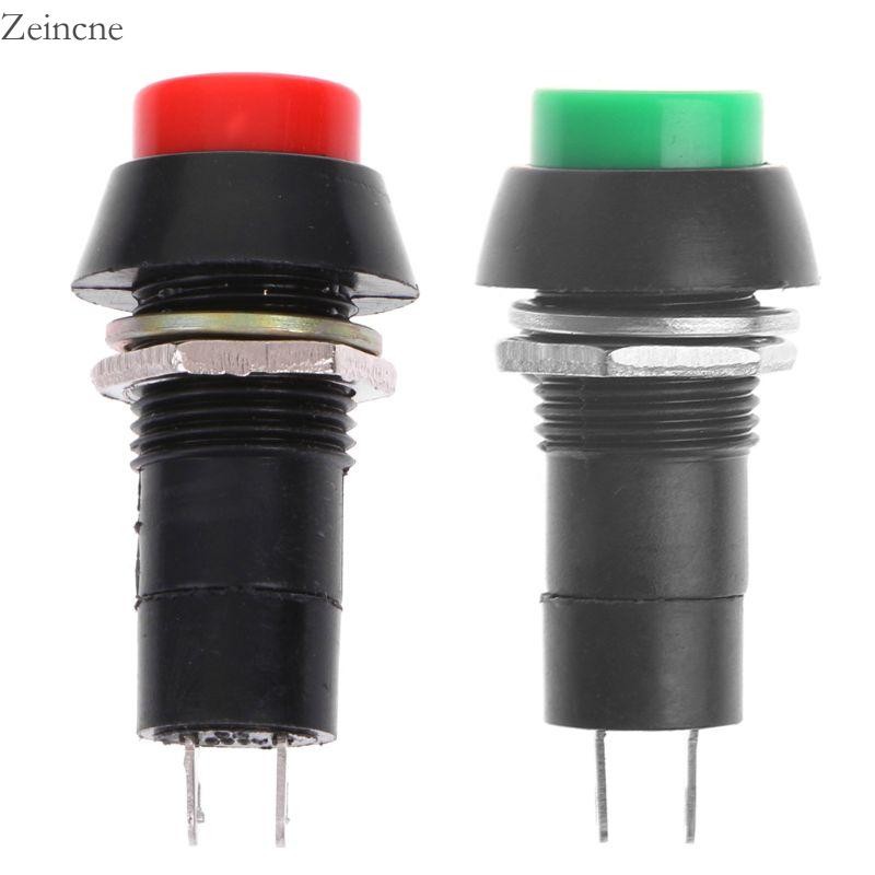 Zein 5 ชิ้น Self-Locking Push Button Switch 2-pin Mini Momentary Switch ...