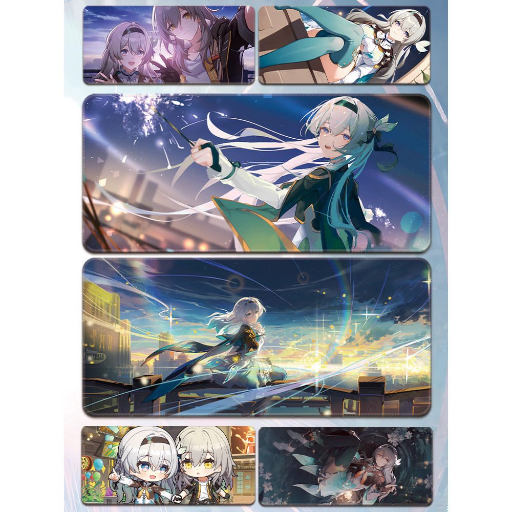 Firefly mouse Pad Honkai: Star Rail oversized keyboard desk pad ...