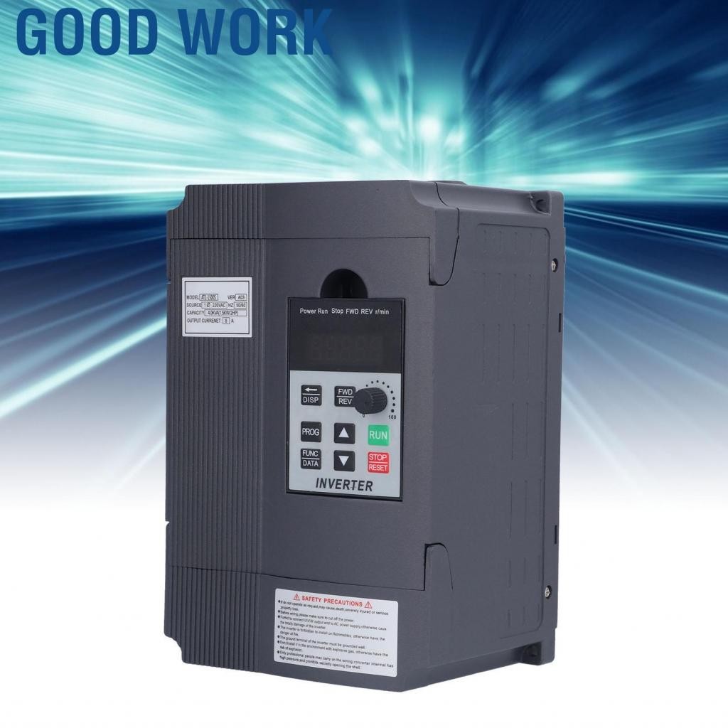 Good work ตัวแปรความถี่ตัวแปร VFD Converter เฟสเดียวสำหรับการควบคุม ...