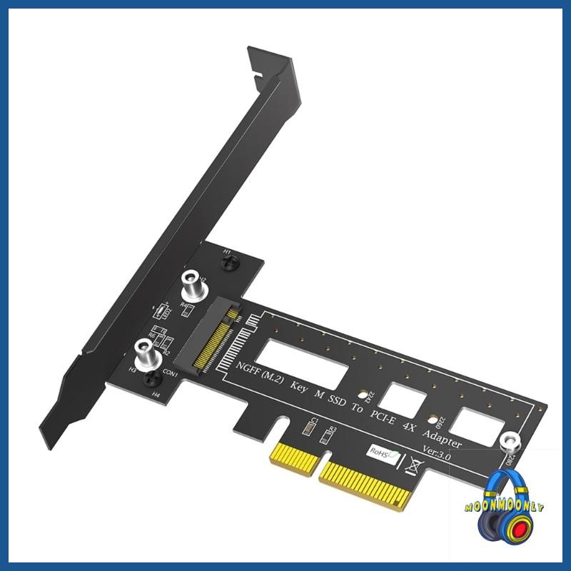 Moon M 2 Key-M Slot NVME เป็น PCIExpress PCIE 4X SSD Converters การ์ดอะ ...