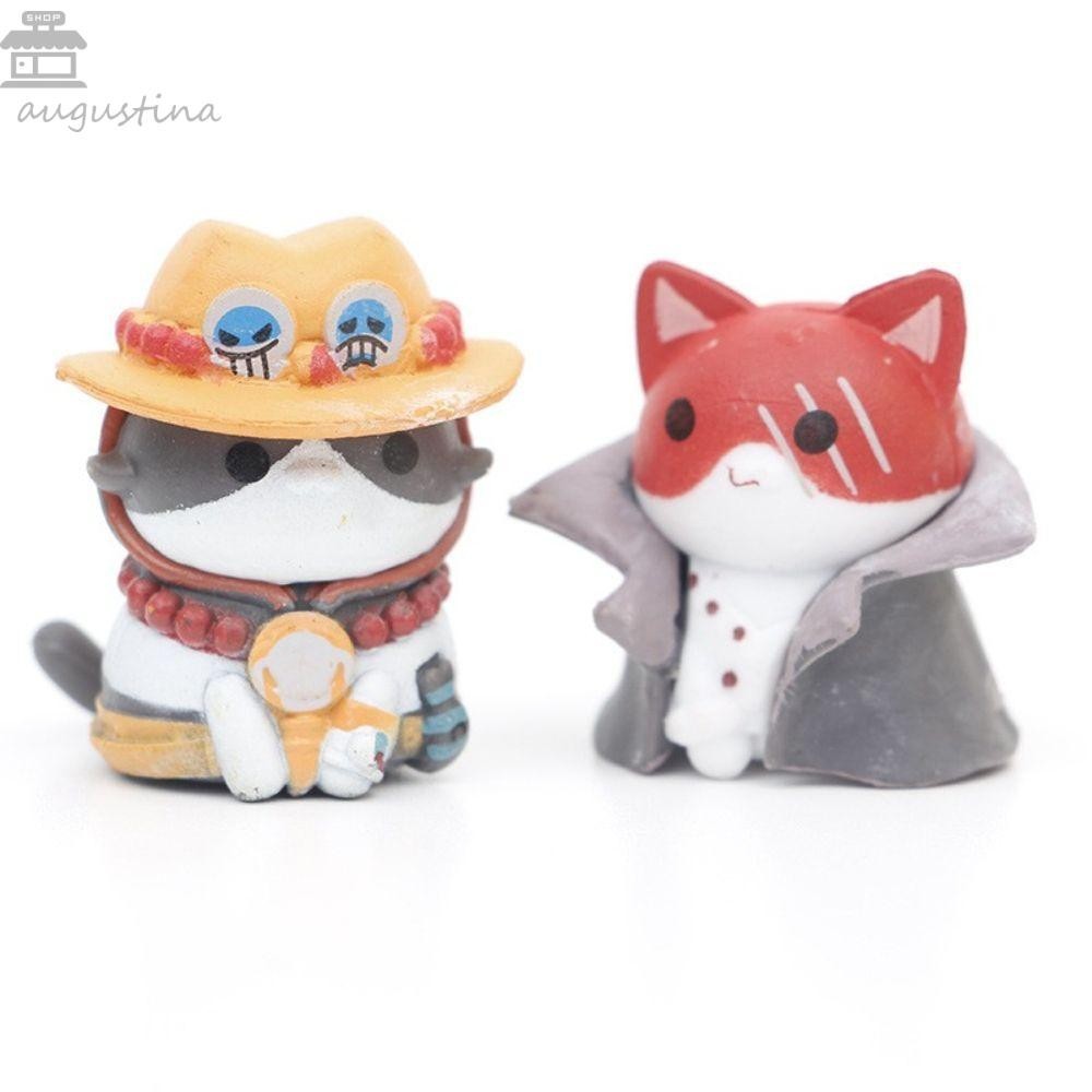 Augustina โมเดลฟิกเกอร์ อนิเมะ One Piece Cat Cos Chopper Luffy 8 ชิ้น ...