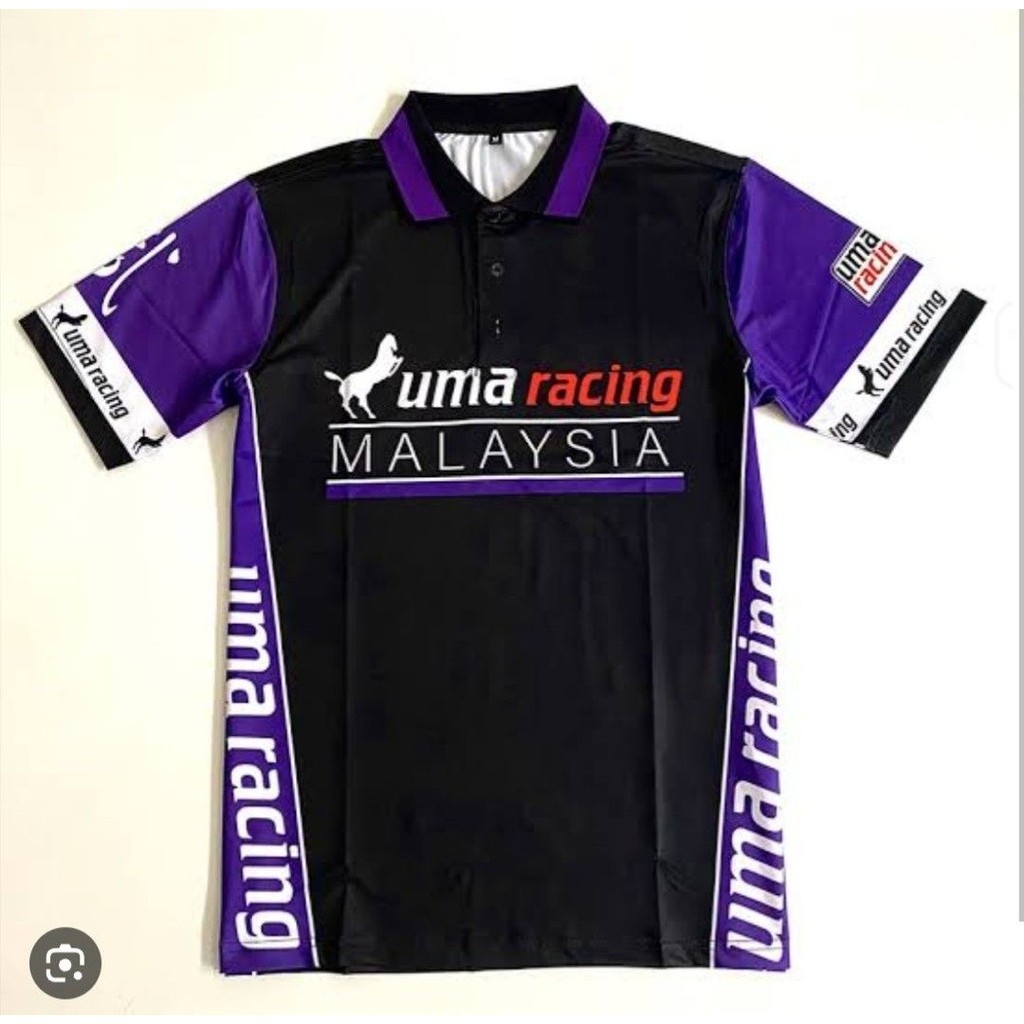 UMA RACING ใหม่ล่าสุด เสื้อกีฬาแขนสั้น ลายทีมแข่งขัน F1 + F1 Uma เหมาะ ...