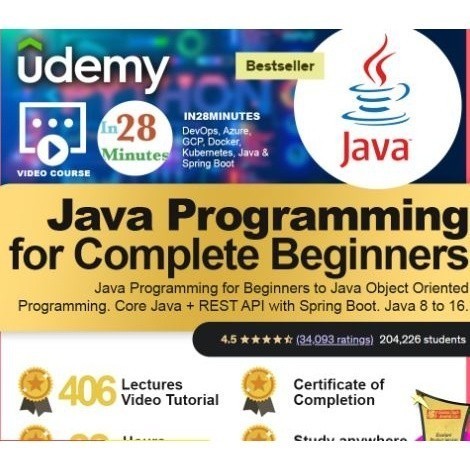 [Video Course] Java Programming for Complete Beginners ( Lectures ...