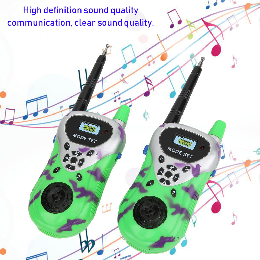 BW3 2 ชิ้นเด็ก Mini Two Way วิทยุ Walkie Talkie ของเล่นการสื่อสารไร้สาย ...