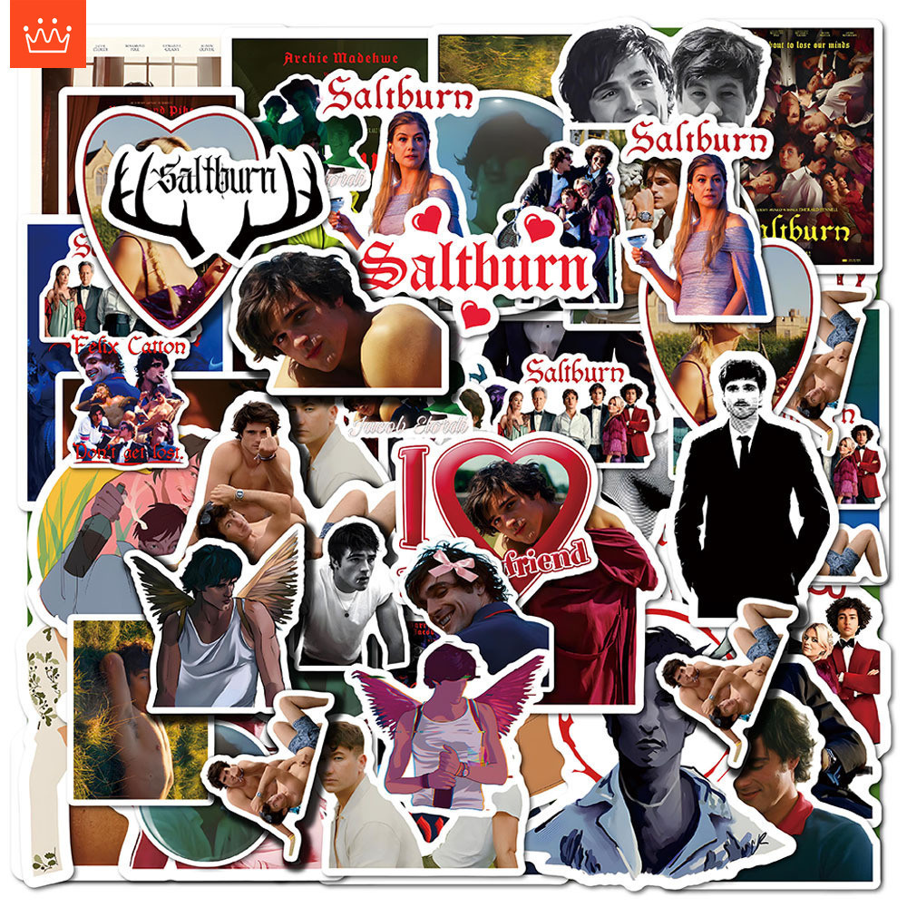 J· ชุดสติ๊กเกอร์ Saltburn ชุดสติกเกอร์กราฟฟิตีกันน้ำละครของสหรัฐฯ, 50 ...