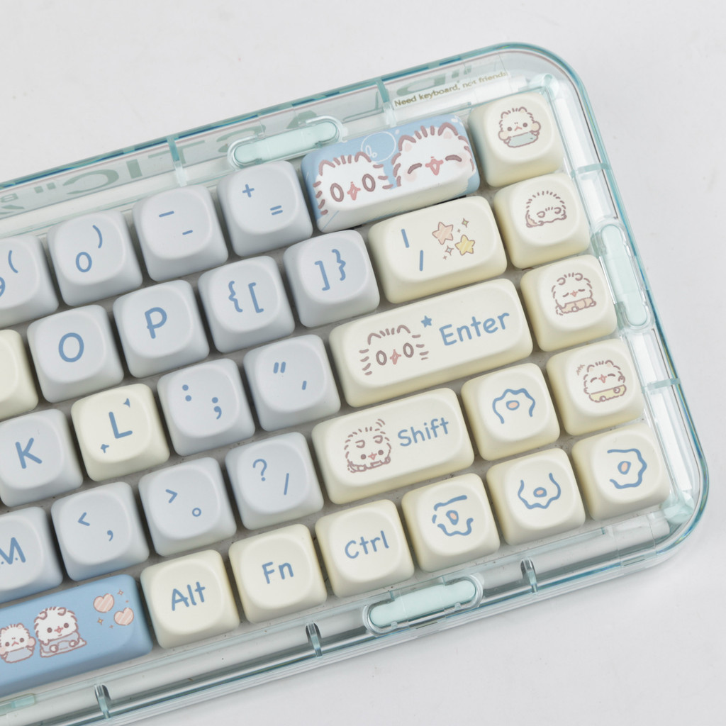 Mechanical Keyboard Keycap ปุ่มกดคีย์บอร์ด ชุดปุ่มกดแมวน่ารัก 144 คีย์ ...