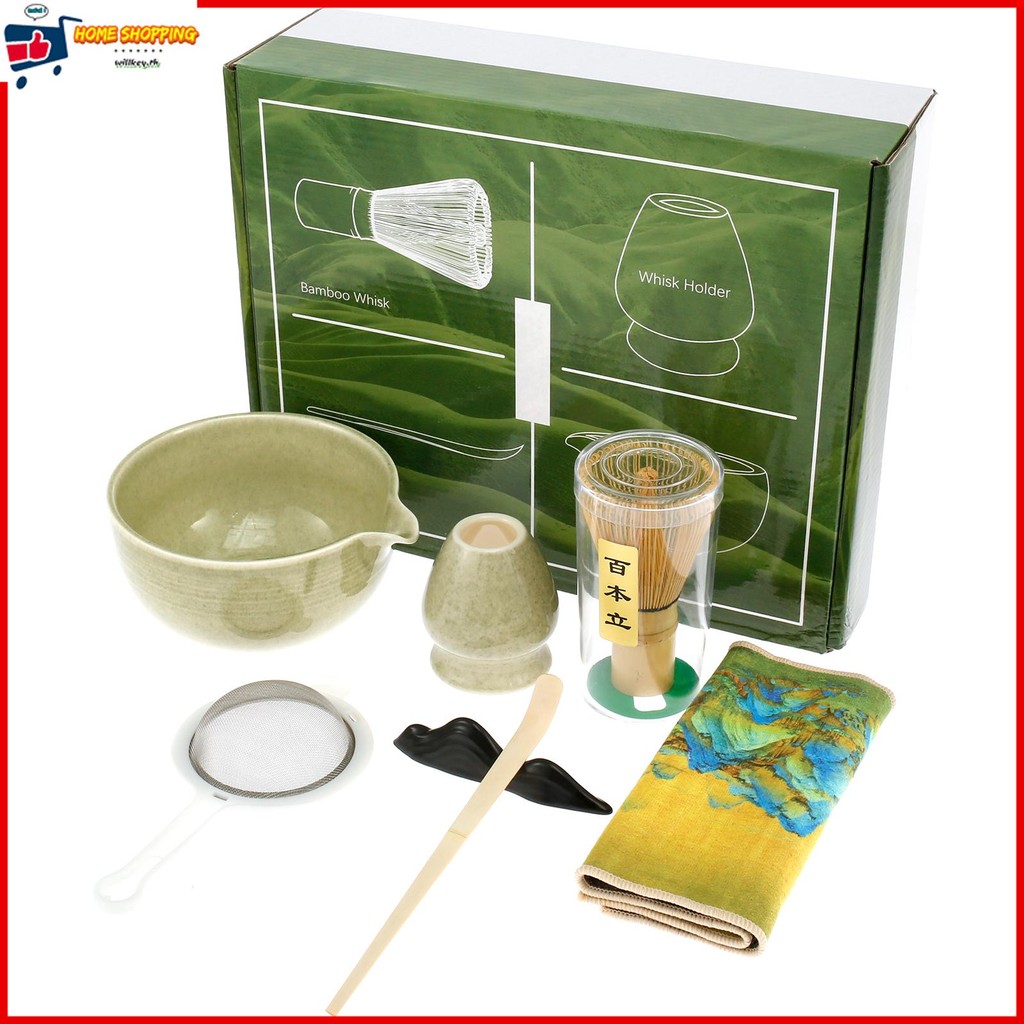 7 ชิ้น/เซ็ตmatcha Kit Complete Matcha Making Kit Basic ญี่ปุ่นชุดชา ...