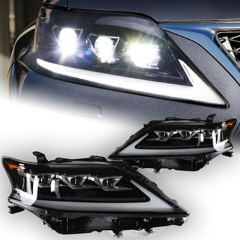 Car Styling Head Lamp for Lexus RX270 Headlights 2009-2015 RX350 LED ...