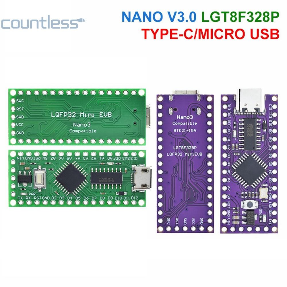 แผงวงจรทดแทน LGT8F328P คุณภาพสูงสําหรับ Arduino พร้อมตัวเลือก TYPE-C ...