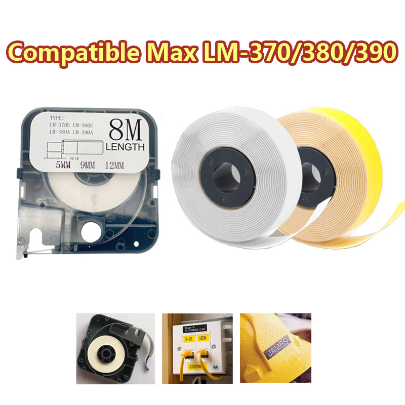 สติกเกอร์ฉลาก 6 9 12 มม. 309Y 309W สําหรับเครื่องใช้ไฟฟ้า MAX letatwin ...